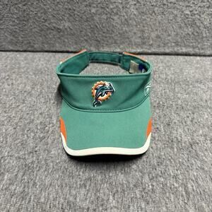 Vintage Miami Dolphins NFL Football Reebok Visor Hat Cap Old Logo 90s OSFA